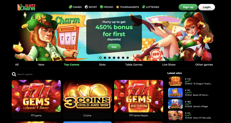 Slots Charm logo